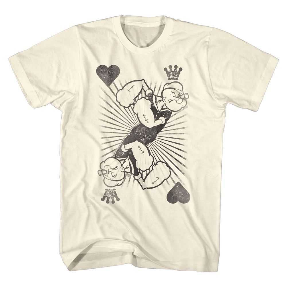 Popeye - KING OF HARTS Adult Shirt
