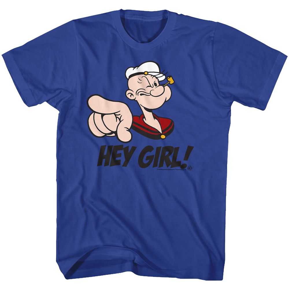 Popeye - HEY GIRL Adult Shirt