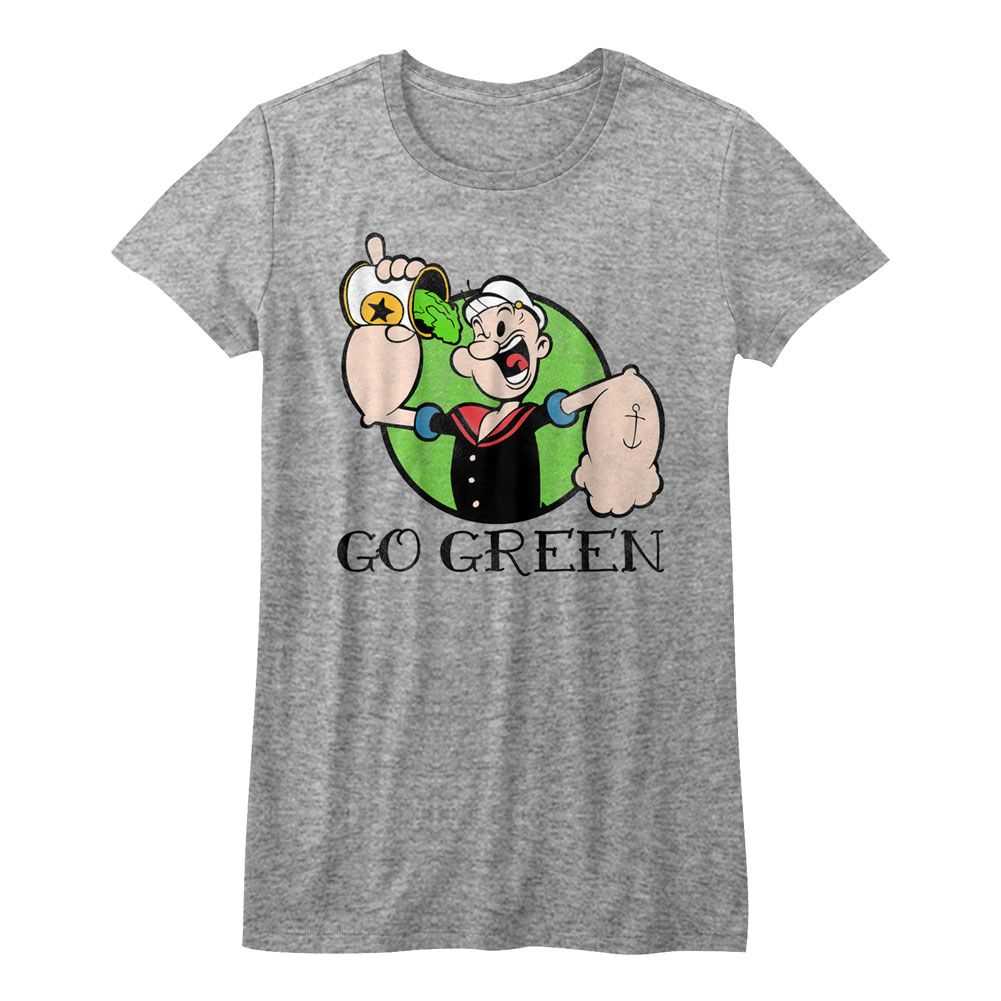 Popeye - GO GREEN Adult Shirt