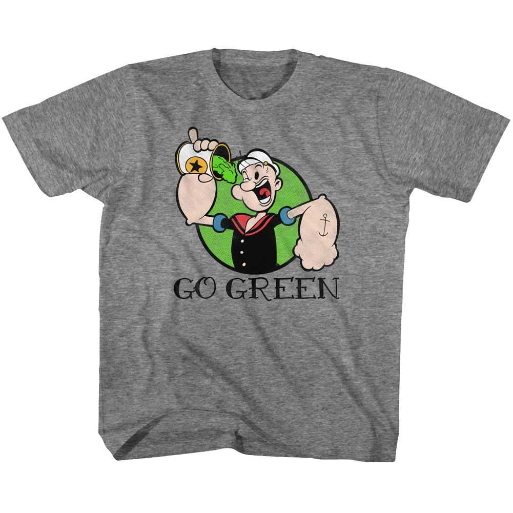 Popeye - GO GREEN Youth Shirt