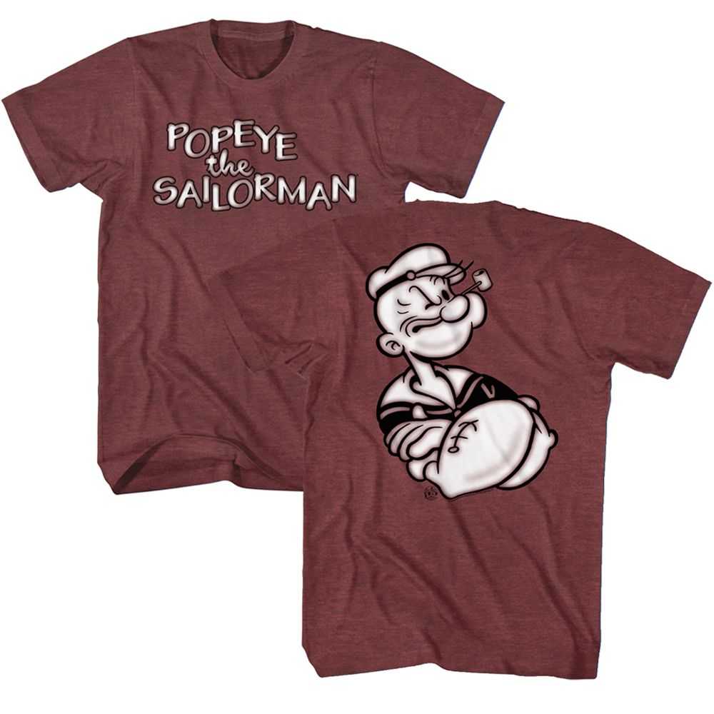 Popeye - TWO SIDED ARMS CROSSED Adult Shirt