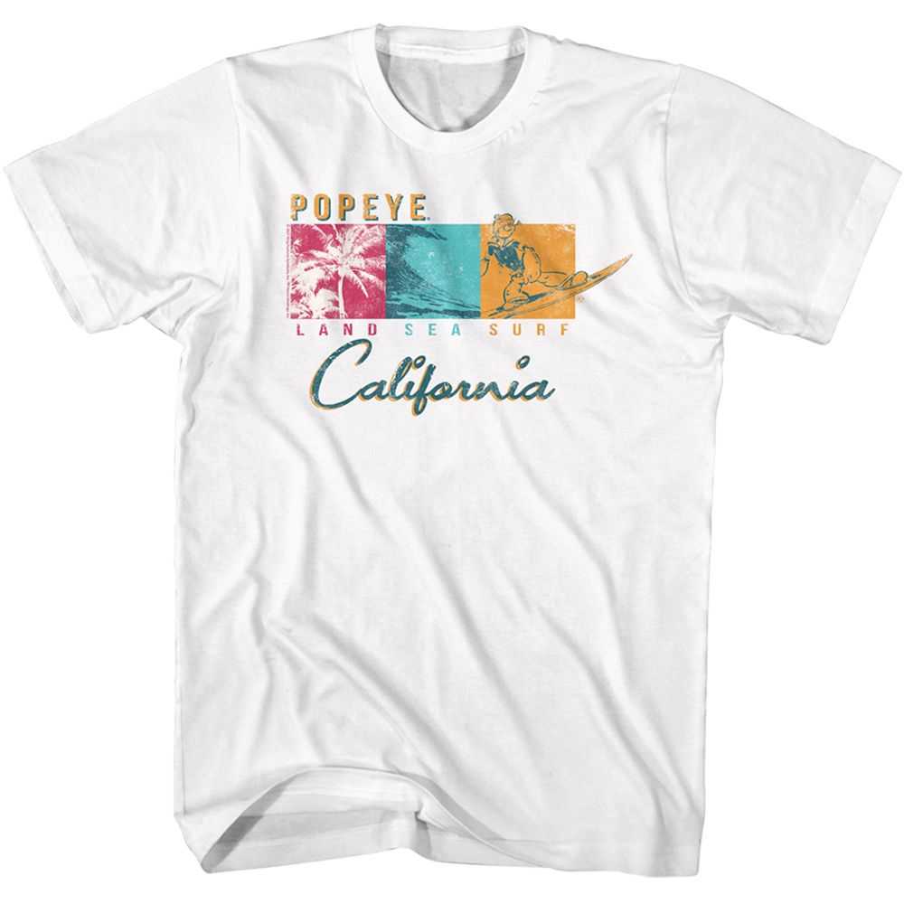 Popeye - LAND SEA SURF Adult Shirt