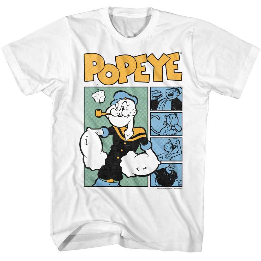 Popeye - POPEYE BOXES Adult Shirt