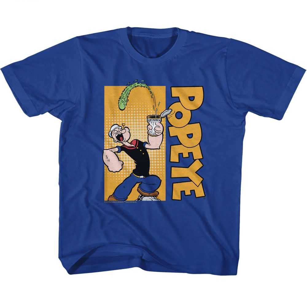 Popeye - POPEYE VERTICAL LOGO Youth Shirt