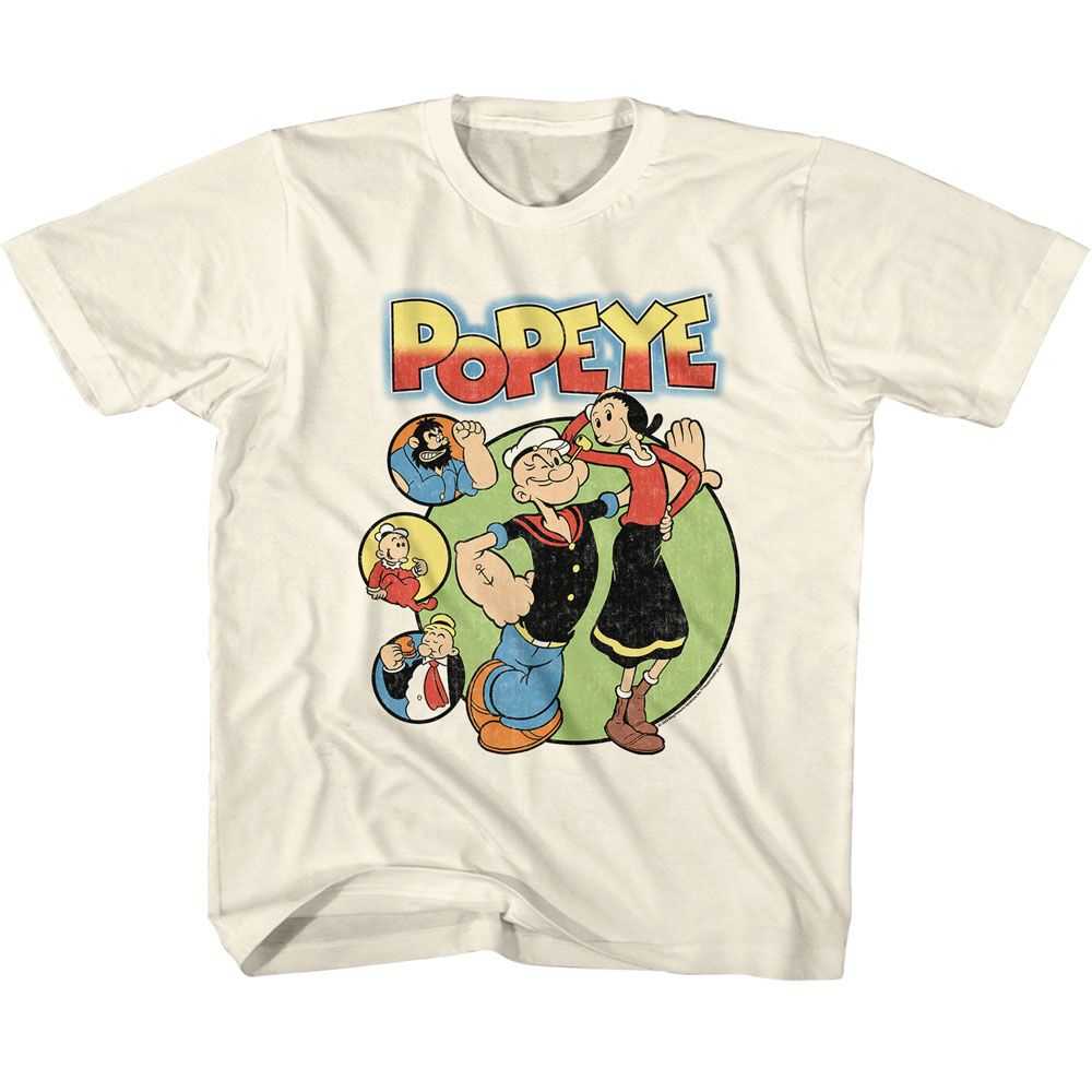 Popeye - POPEYE CIRCLES Youth Shirt