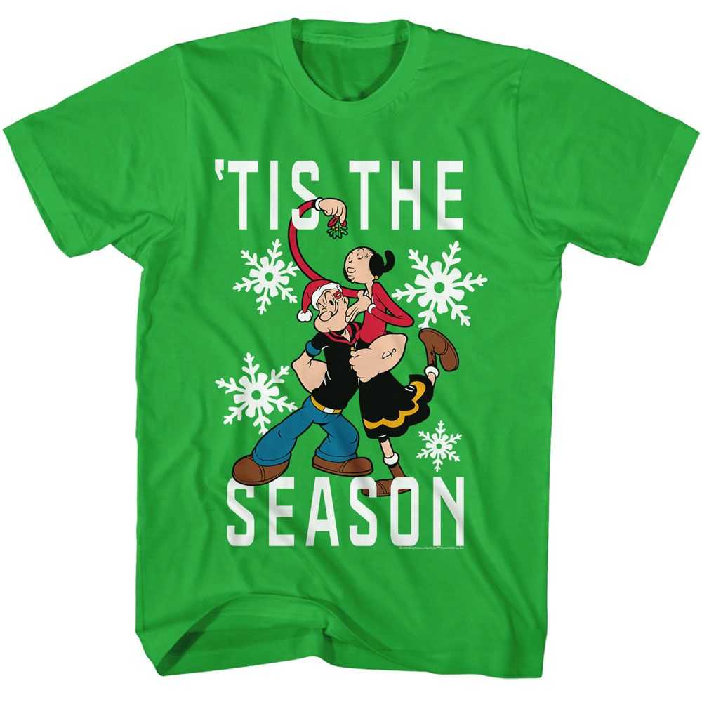 Popeye - POPEYE TIS THE SEASON Adult Shirt