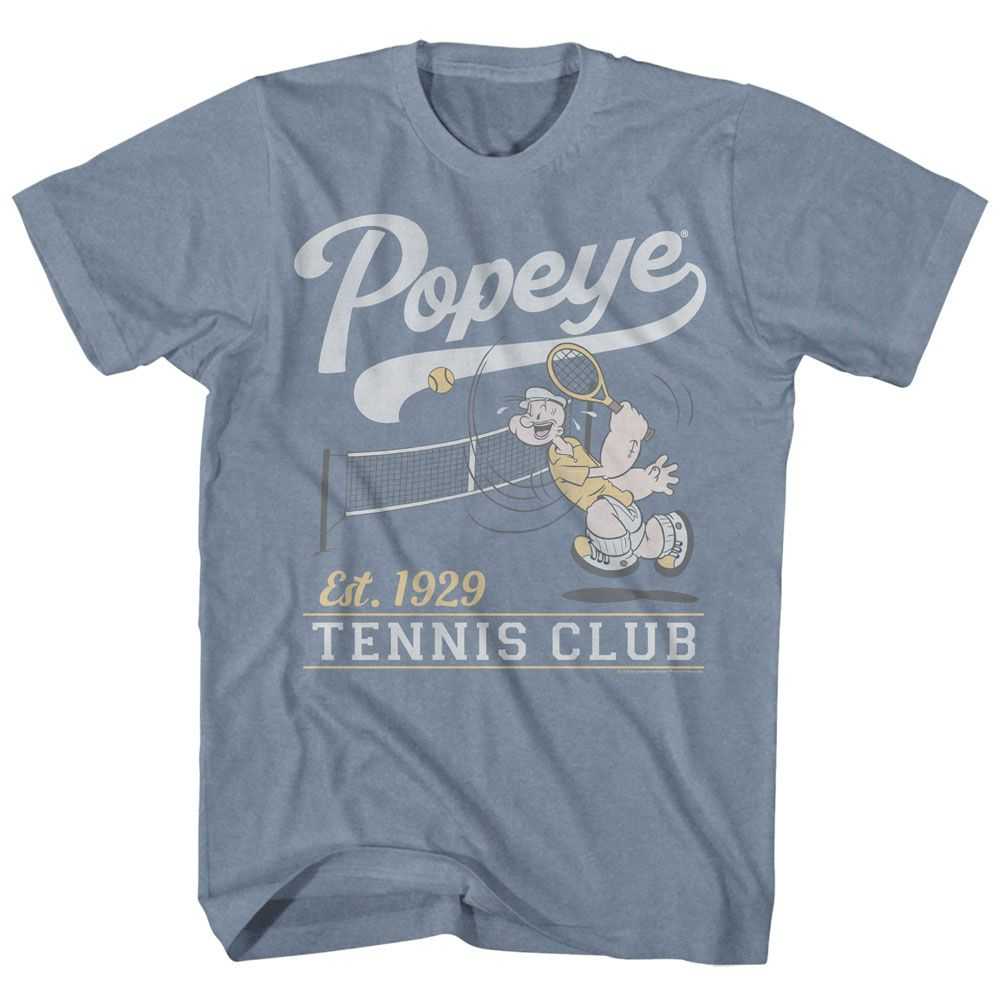 Popeye - POPEYE TENNIS CLUB EST 1929 Adult Shirt