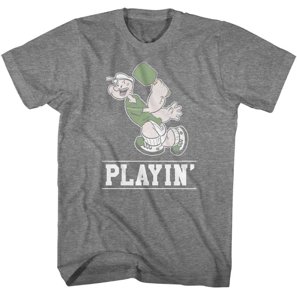 Popeye - POPEYE PLAYIN Adult Shirt