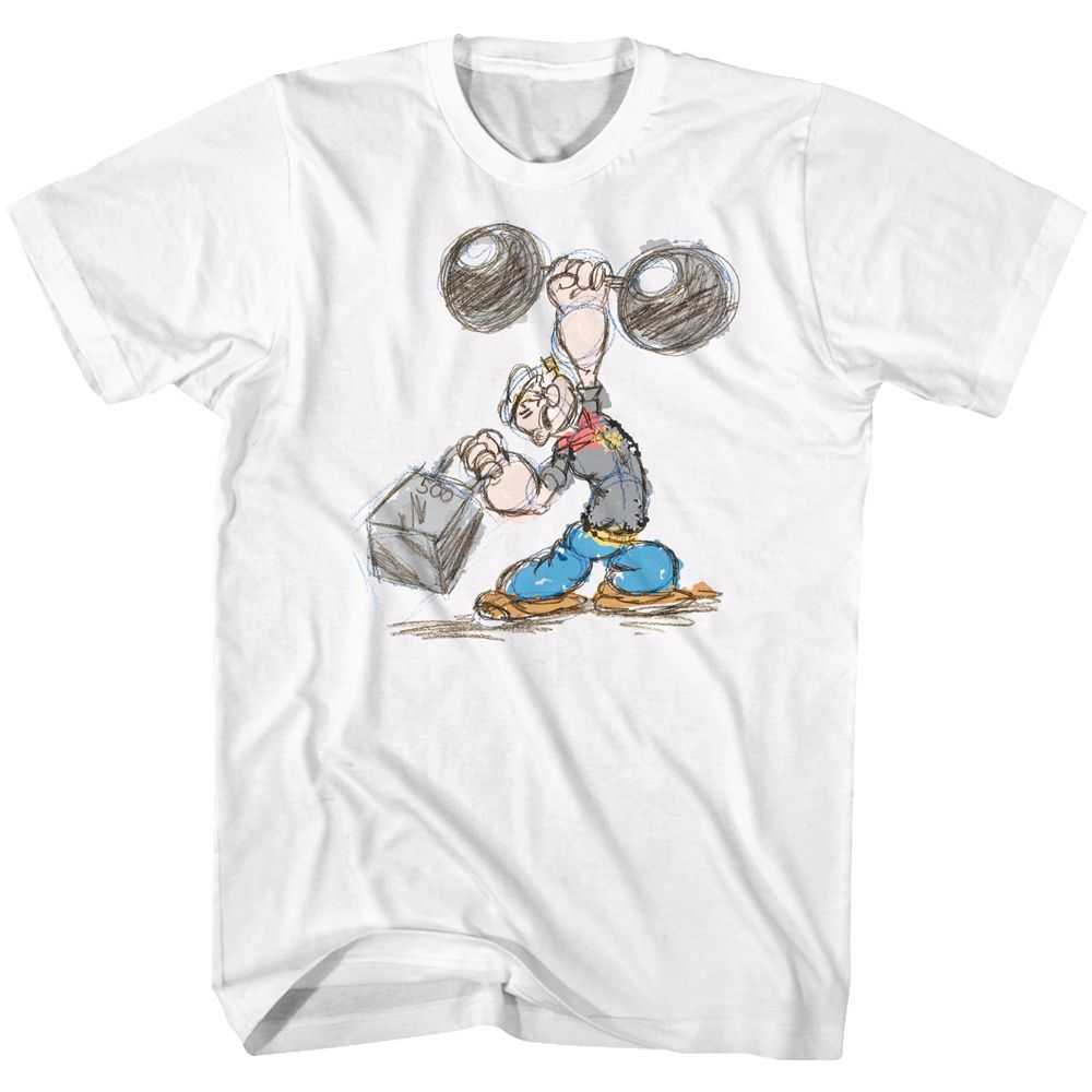 Popeye - POPEYE SKETCH Adult Shirt
