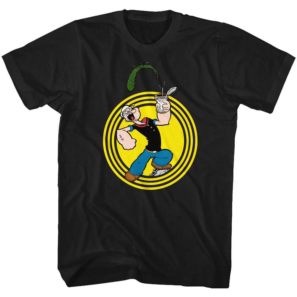 Popeye - POPEYE SPINACH CIRCLE Adult Shirt