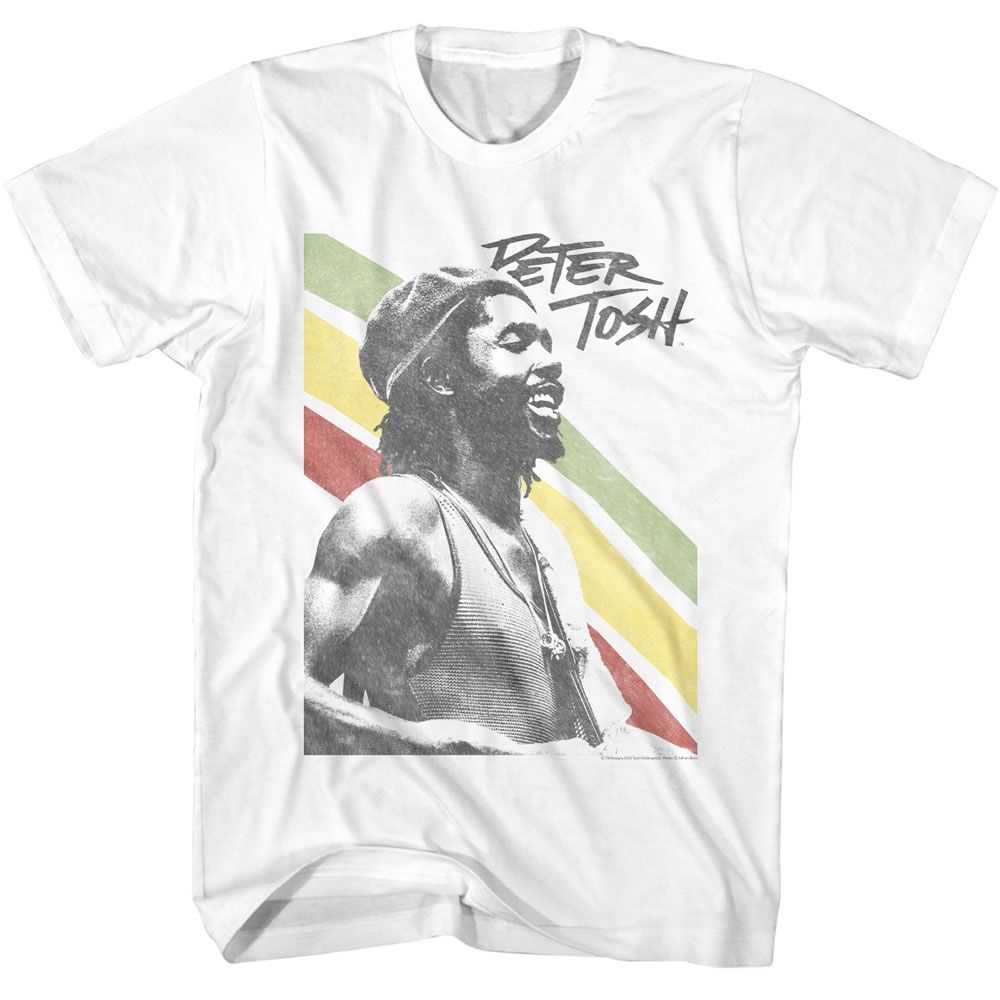 Peter Tosh - PETER TOSH RASTA STRIPES Adult Shirt