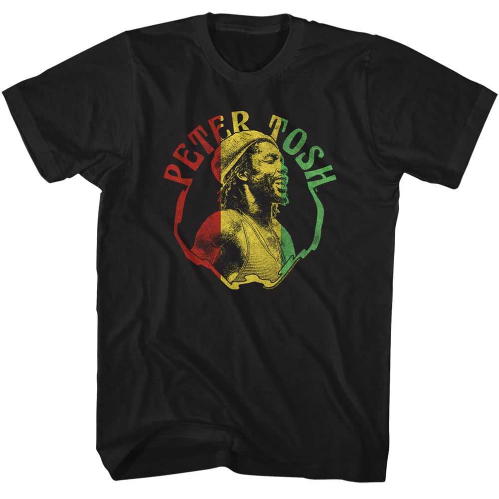 Peter Tosh - PETER TOSH RASTA COLORS Adult Shirt