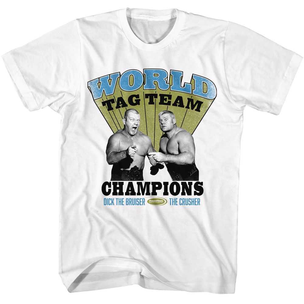 Powertown - POWERTOWN TAG TEAM CHAMPS Adult Shirt