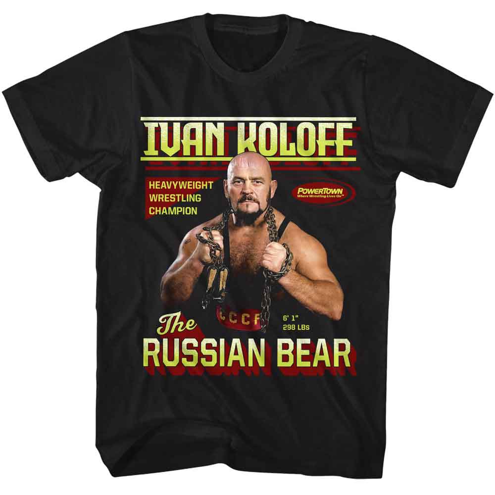Powertown - POWERTOWN THE RUSSIAN BEAR Adult Shirt
