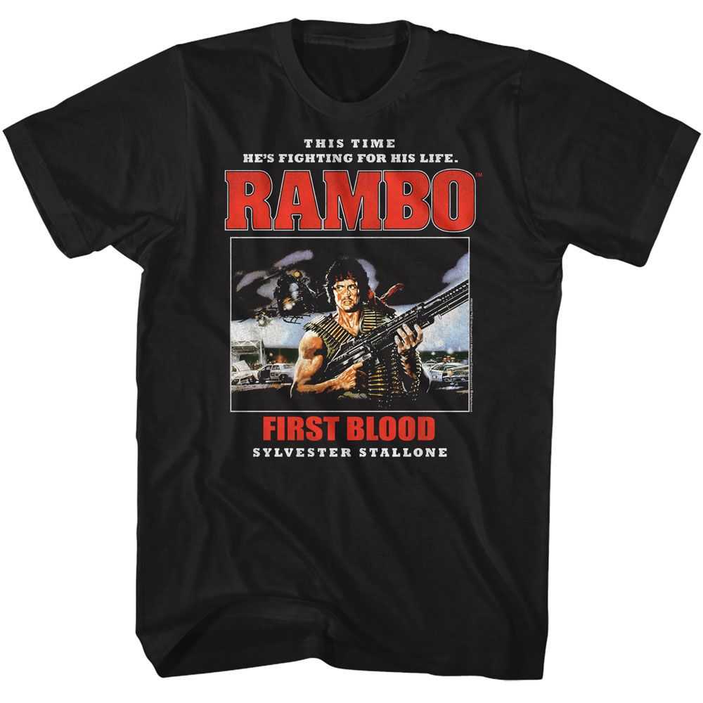 Rambo - RAMBO TEXT STACK Adult Shirt