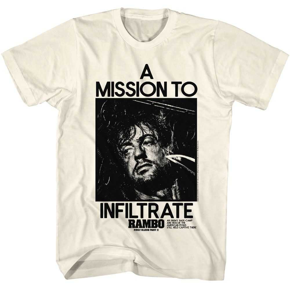 Rambo - RAMBO MISSION TO INFILTRATE Adult Shirt