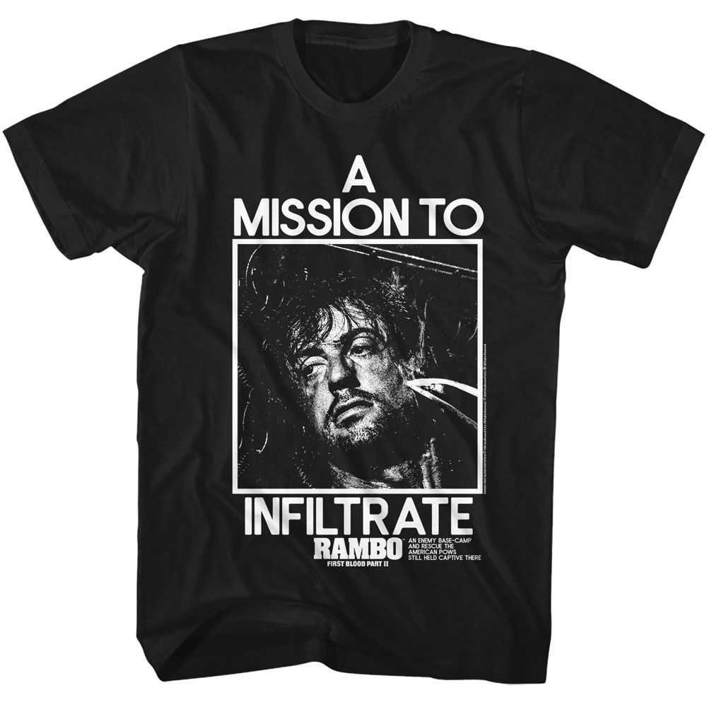 Rambo - RAMBO INFILTRATE Adult Shirt