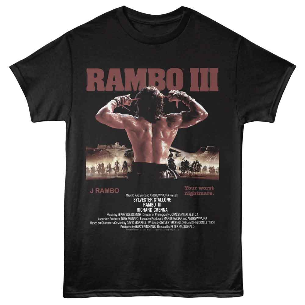 Rambo - RAMBO WORST NIGHTMARE Adult Shirt
