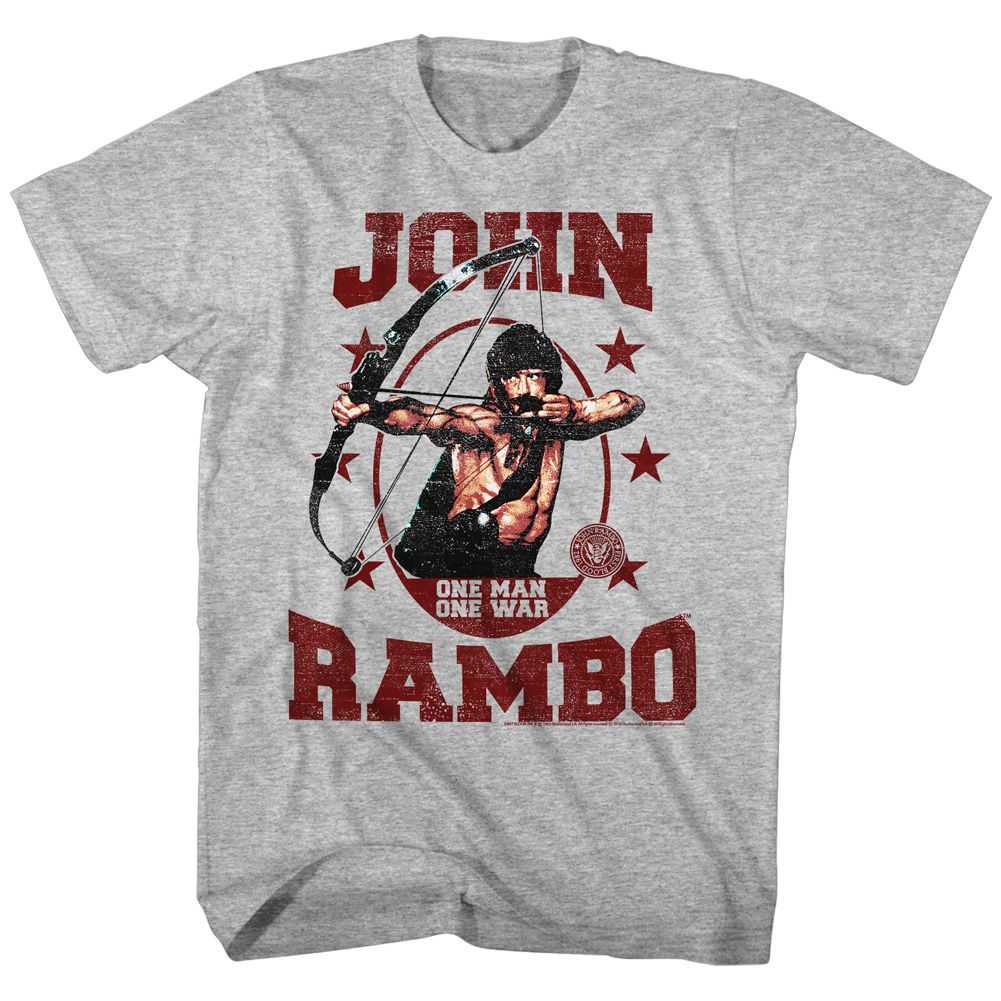 Rambo - ONE MAN ONE WAR Adult Shirt