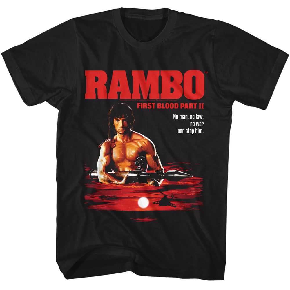 Rambo - RAMBO CANT STOP HIM Adult Shirt