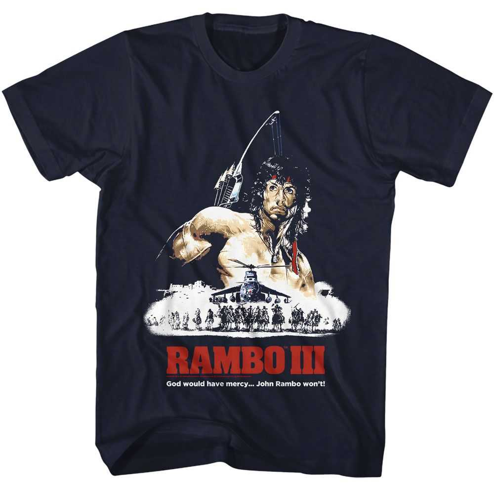 Rambo - RAMBO GOD WOULD HAVE MERCY Adult Shirt