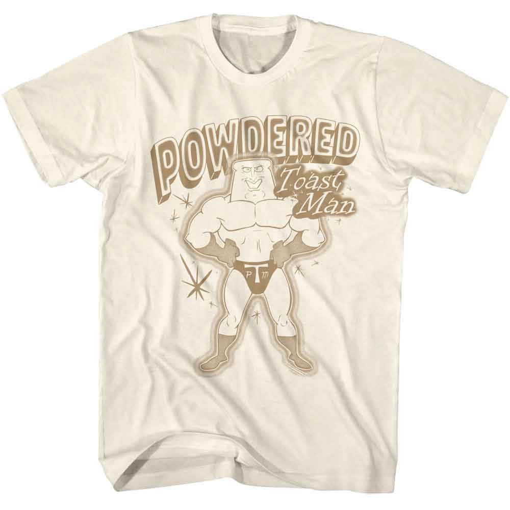 Ren and Stimpy - REN AND STIMPY POWDERED TOAST MAN Adult Shirt