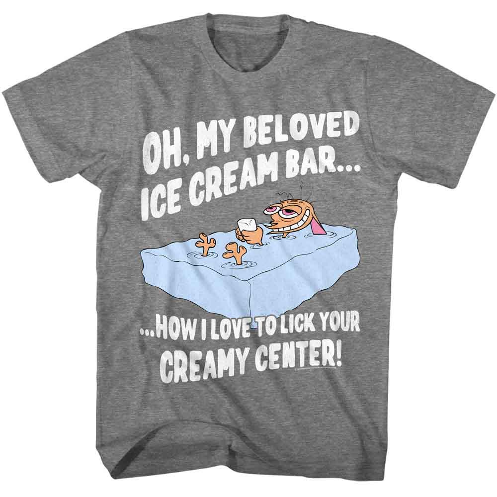 Ren and Stimpy - REN AND STIMPY ICE CREAM BAR Adult Shirt