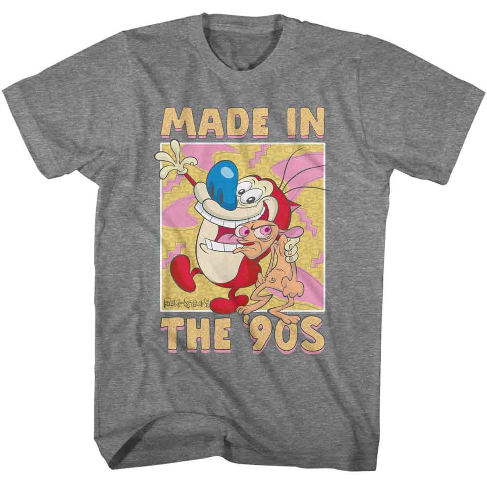Ren and Stimpy - REN AND STIMPY MADE IN THE 90S Adult Shirt