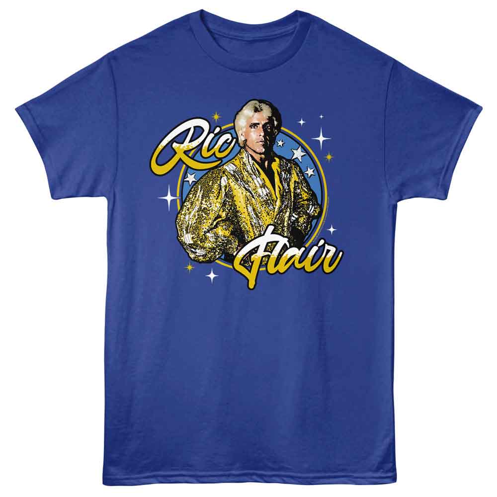 Ric Flair - RIC FLAIR GILDED STARS Adult Shirt