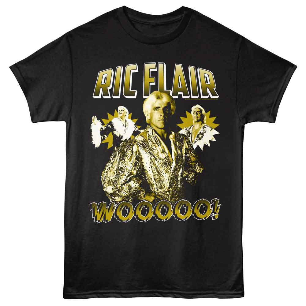 Ric Flair - RIC FLAIR GOLD WOOOOO Adult Shirt
