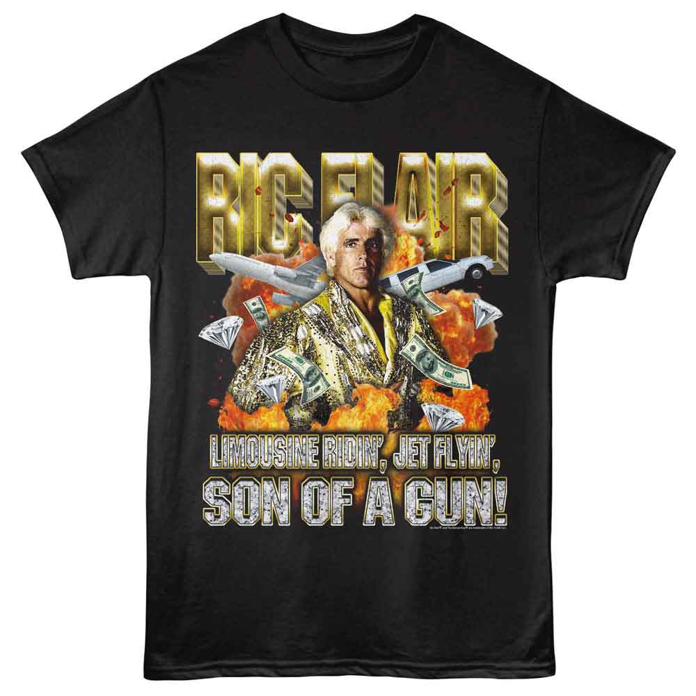 Ric Flair - RIC FLAIR SON OF A GUN Adult Shirt