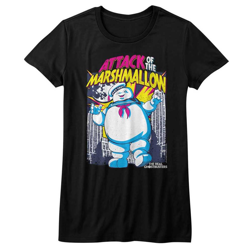 The Real Ghostbusters - MARSHMALLOW ATTACKS Adult Shirt