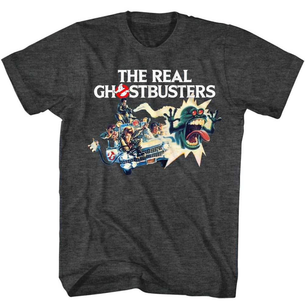 The Real Ghostbusters - CAR CHASE Adult Shirt