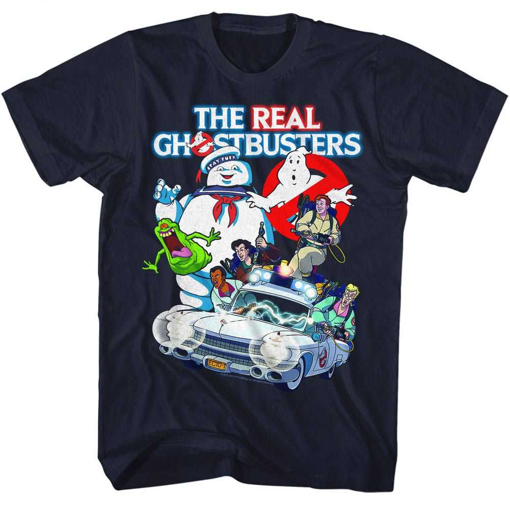 The Real Ghostbusters - GB COLLAGE Adult Shirt