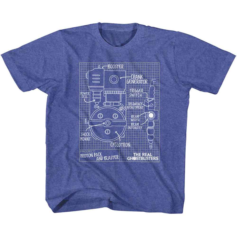 The Real Ghostbusters - BLUEPRINTS Youth Shirt