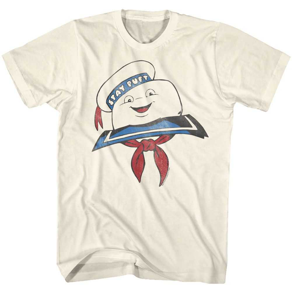 The Real Ghostbusters - STAY PUFT HEAD Adult Shirt