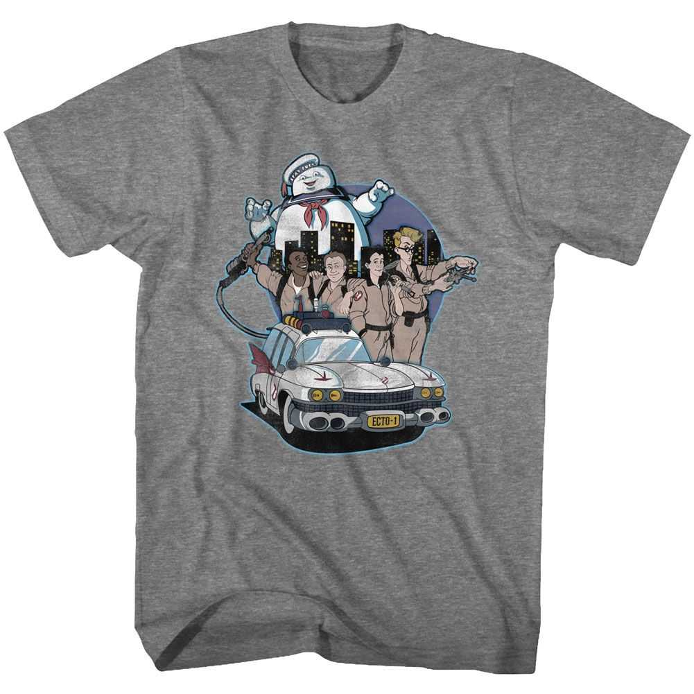The Real Ghostbusters - BUSTIN BUDDIES Adult Shirt