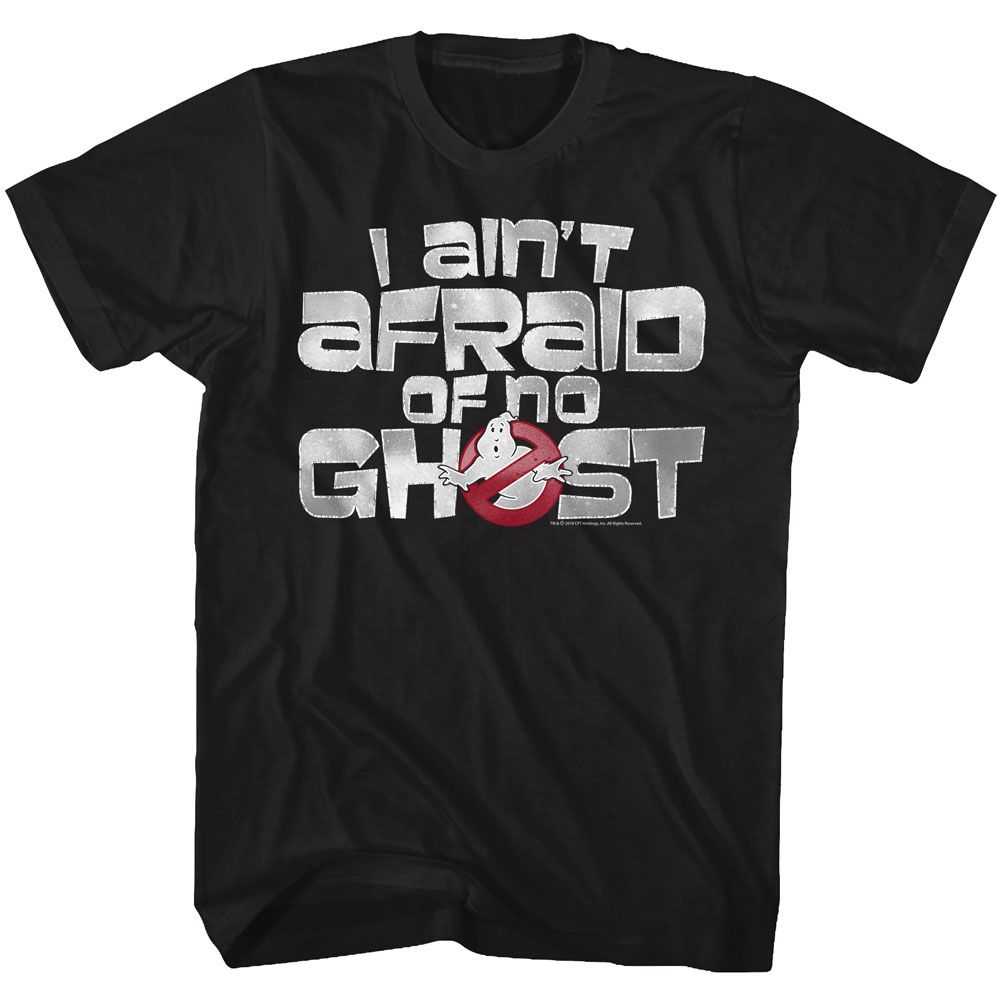The Real Ghostbusters - AINT AFRAID Adult Shirt