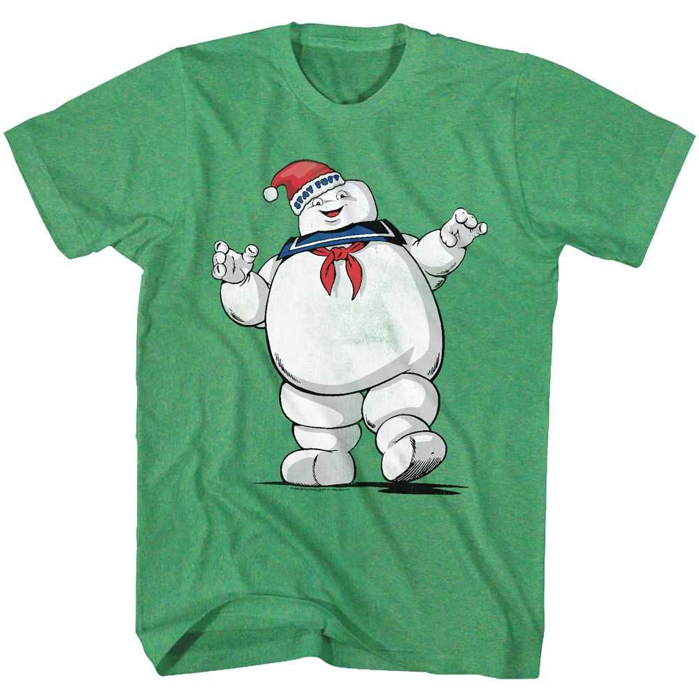 The Real Ghostbusters - MERRY MR. STAY PUFT Adult Shirt