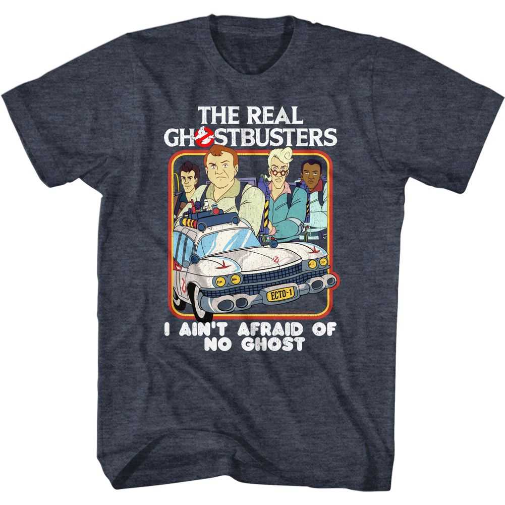 The Real Ghostbusters - BUSTERS AND ECTO1 Adult Shirt