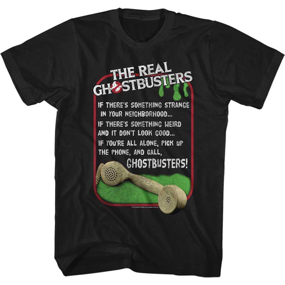 The Real Ghostbusters - SOMETHING STRANGE Adult Shirt