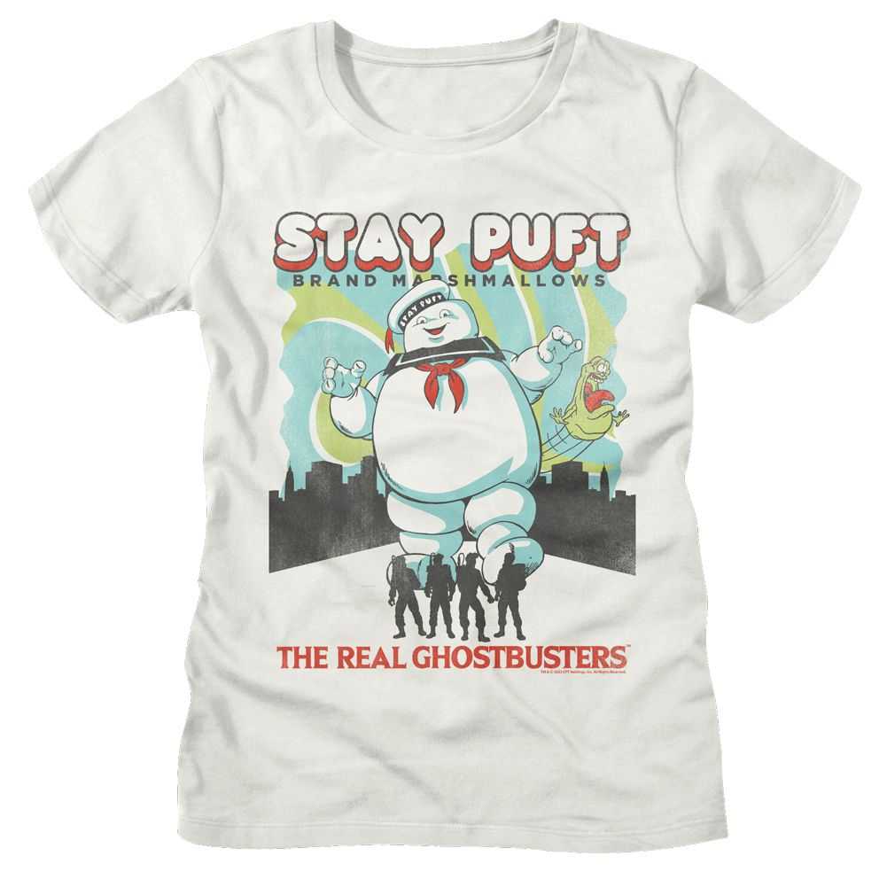 The Real Ghostbusters - RGB STAY PUFT AND BUSTERS Adult Shirt