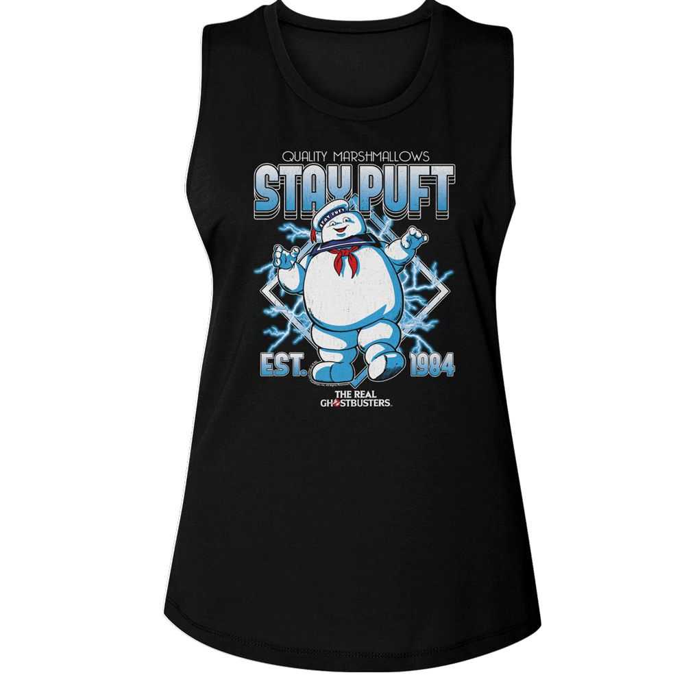 The Real Ghostbusters - RGB STAY PUFT ELECTRICITY Adult Shirt
