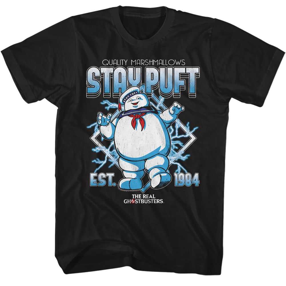 The Real Ghostbusters - RGB STAY PUFT ELECTRICITY Adult Shirt