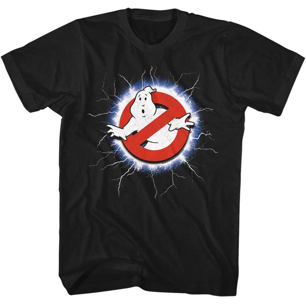The Real Ghostbusters - RGB LIGHTNING AND LOGO Adult Shirt