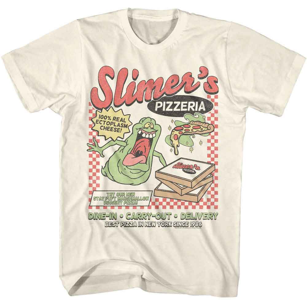 The Real Ghostbusters - RGB SLIMERS PIZZERIA Adult Shirt