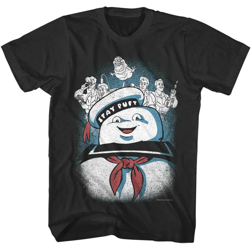 The Real Ghostbusters - RGB STAY PUFT AND GHOSTBUSTERS Adult Shirt