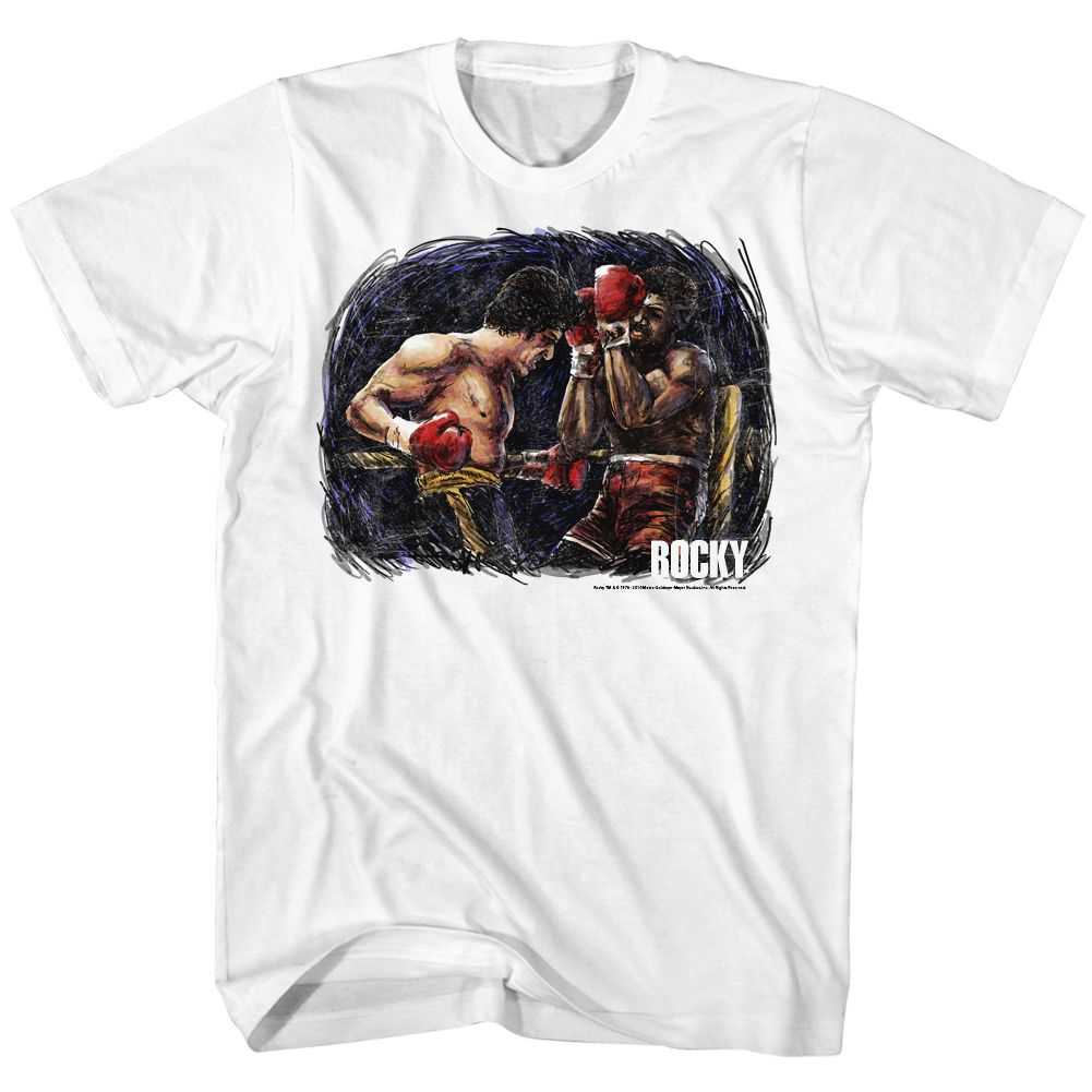 Rocky - ROCKY VS. APOLLO PAINTING Adult Shirt