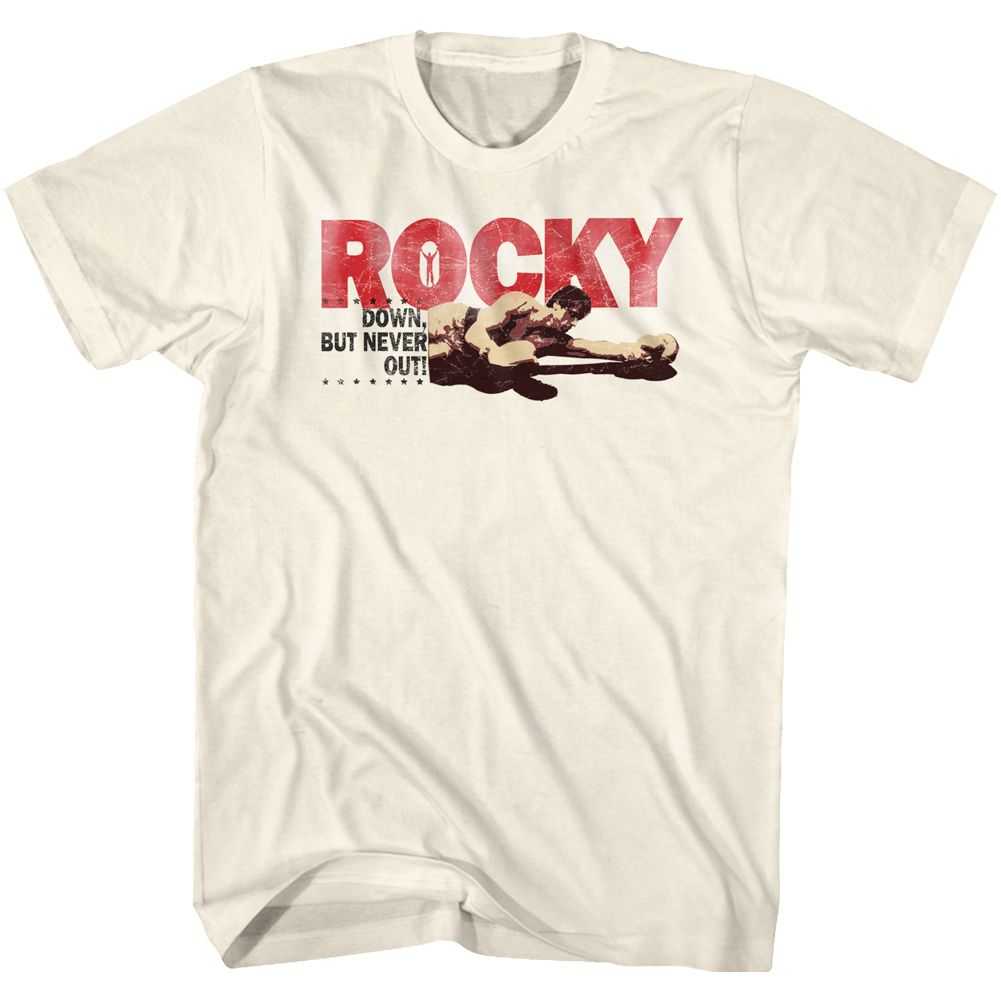 Rocky - DOWNBUT NEVER OUT Adult Shirt