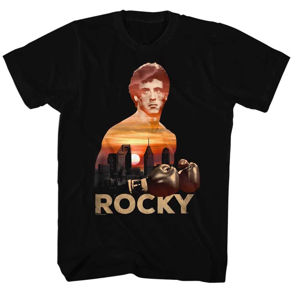 Rocky - SUNSET OVER PHILLY Adult Shirt